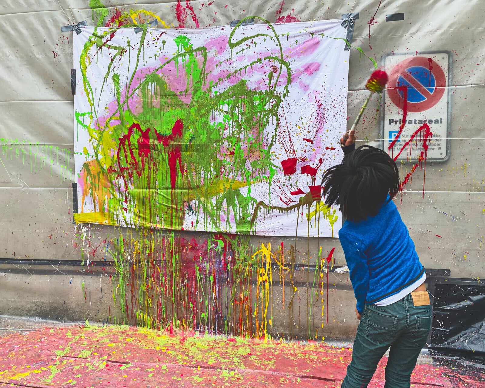 Action Painting for Kids mit Dani Bracher und Maria Bänziger